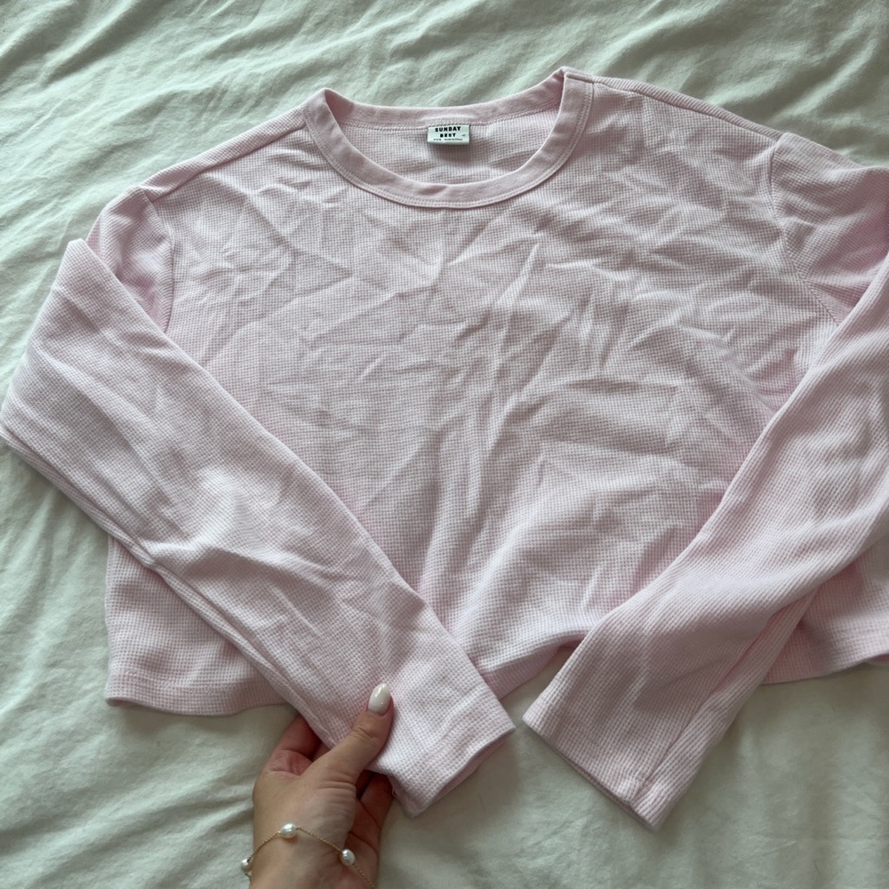 Aritzia Sunday best waffle long sleeve